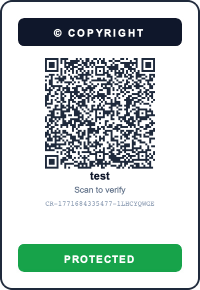 Copyright Protected - test