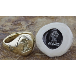 6-Signet Ring Head Engraving